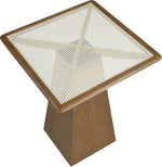 Atrium - Glass Top And Wood Base Dining Table