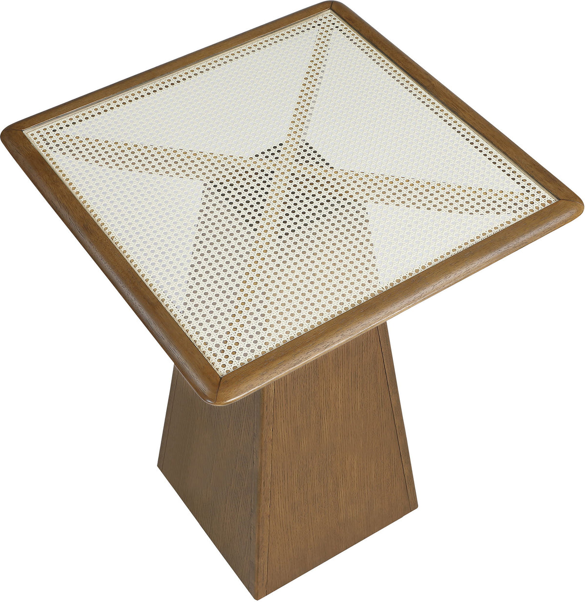 Atrium - Glass Top And Wood Base Dining Table