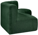 Arc - Boucle Fabric 3 Piece Modular Corner Sofa