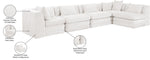 Stellar - 5 Piece Upholstered Modular Sectional