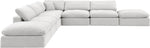 Comfy - 7 Piece Velvet Modular Corner Sectional