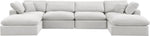 Comfy - 6 Piece Velvet Modular Double Chaise Sectional