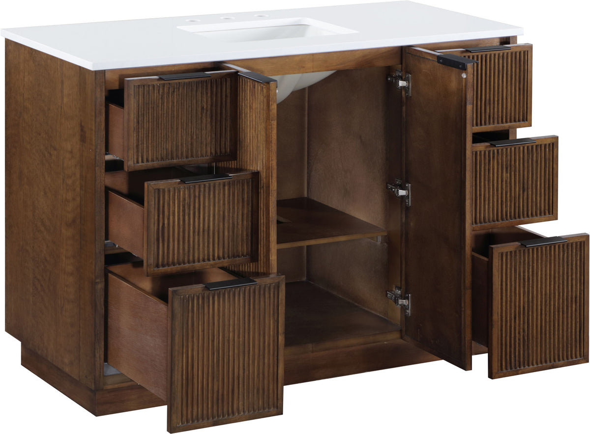 Willard - Engineered Stone And Solid Wood Bathroom Vanity
