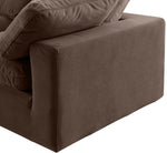 Comfy - 5 Piece Velvet Modular Sectional