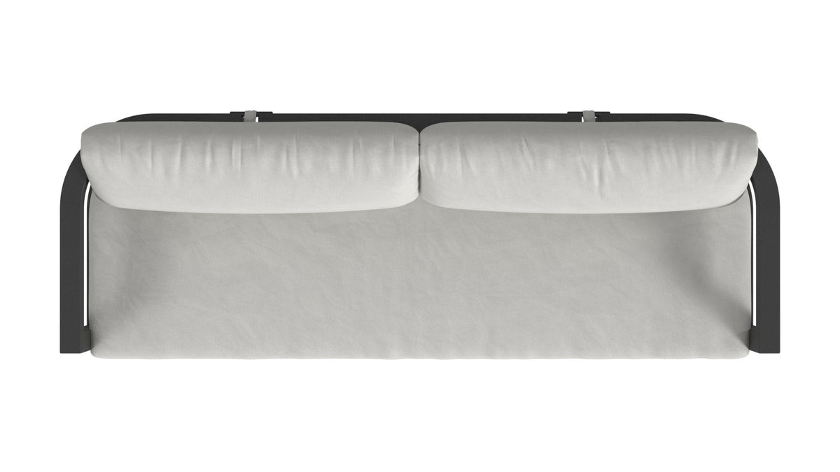 Malibu - Sofa - Black / White