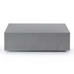 Anvil Modern Brushed Stainless Steel Coffee Table by VIG Furniture - View 1
