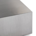 Anvil Modern Brushed Stainless Steel Coffee Table by VIG Furniture - View 4