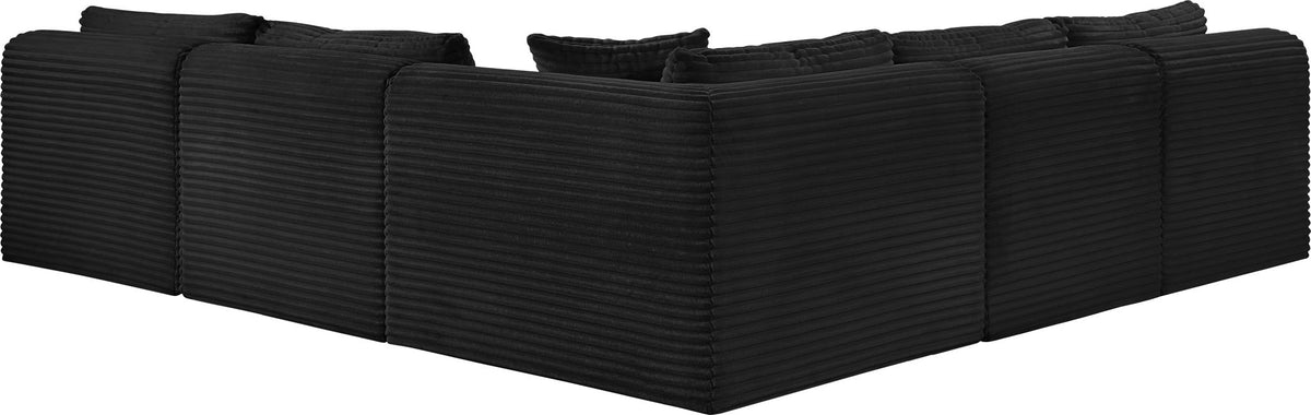 Shaggy - 5 Piece Modular Corner Armless Sectional