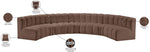 Arc - Faux Leather 7 Piece U-Shaped Modular Sofa