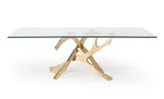 Legend Modern Glass & Gold Dining Table by VIG Furniture - View 16