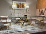 Legend Modern Glass & Gold Dining Table by VIG Furniture - View 17
