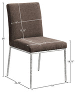 Reeves - Dining Side Chair (Set of 2) - Silver Base