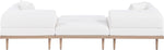 Laguna - 3 Piece 106.5" Outdoor Patio Modular Sofa With Backless Seat