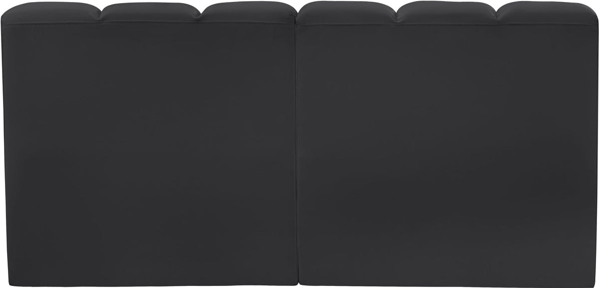 Arc - Faux Leather 2 Seats Modular Sofa