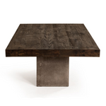Renzo Modern Oak & Concrete Coffee Table by VIG Furniture - View 3
