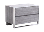 Arlene Modern Grey Elm Nightstand by VIG Furniture - View 8