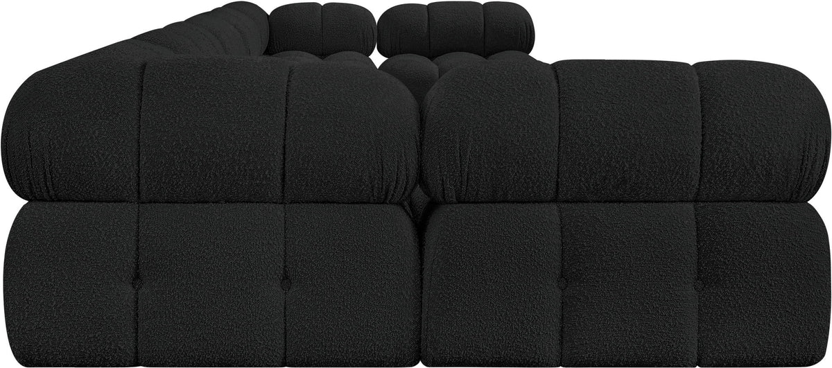 Ames - 7 Piece Boucle Fabric Modular Sectional
