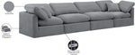 Indulge - Velvet 4 Seat Modular Sofa