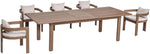 Newport - Water Resistant Fabric Upholstered Outdoor Patio Dining Chair