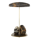 Rock Formation - Accent Table - Bronze / Black