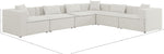 Cube - Linen 6 Piece Modular Corner Sectional