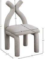 Xena - Accent / Dining Chair - Taupe