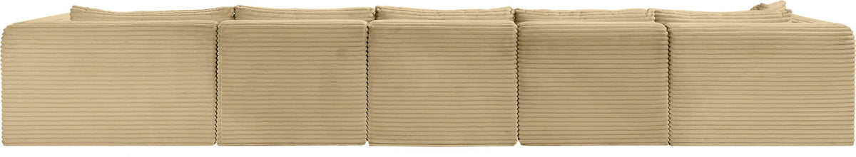 Shaggy - 5 Piece Modular Sectional With Chaise