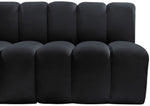 Arc - Velvet 4 Piece Corner Modular Sofa