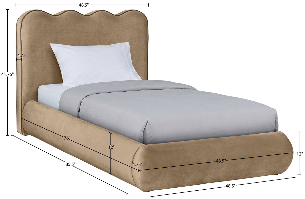 Tempo - Velvet Upholstered Bed