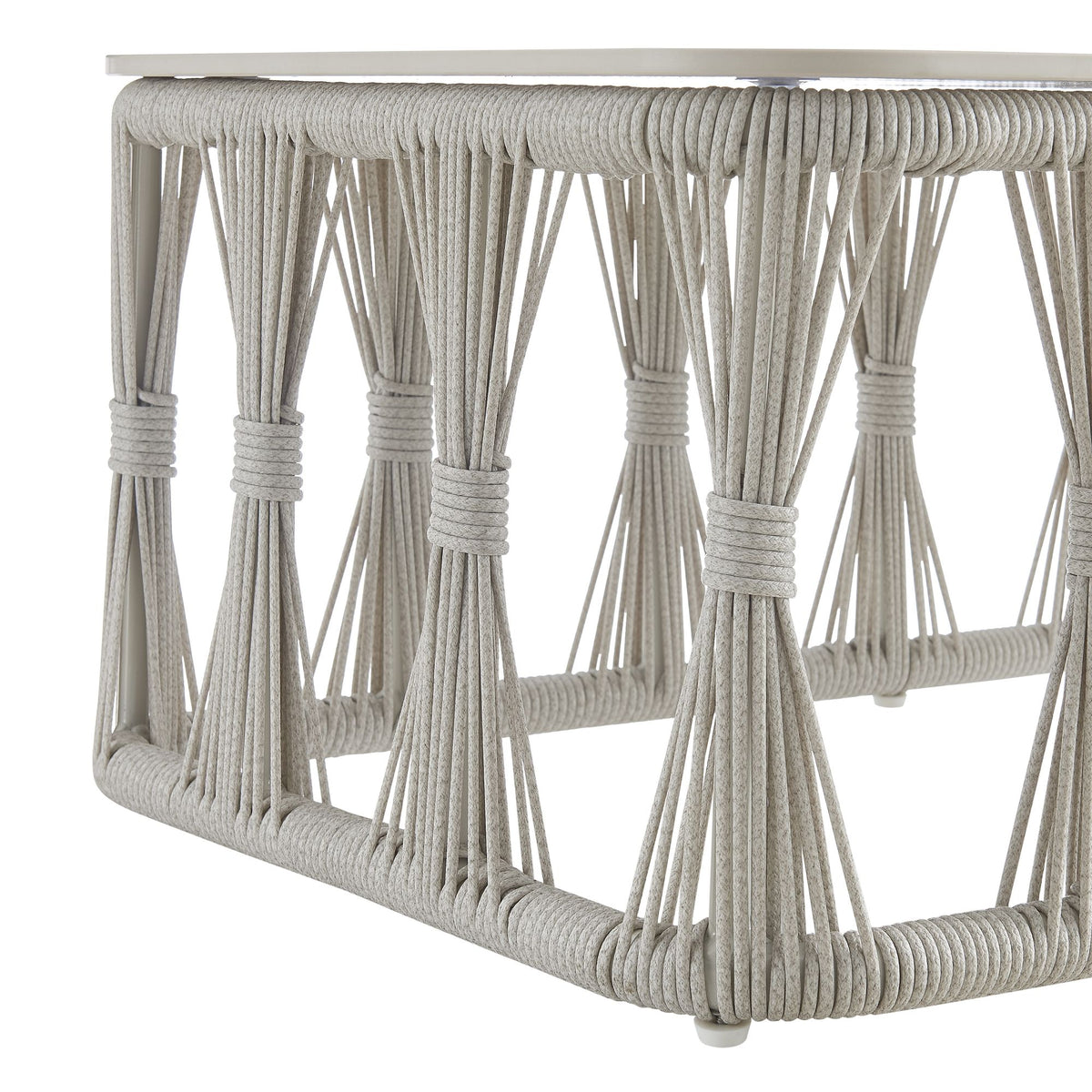 Breeze - Powder Coated Metal Outdoor Conversation Set With Cushions