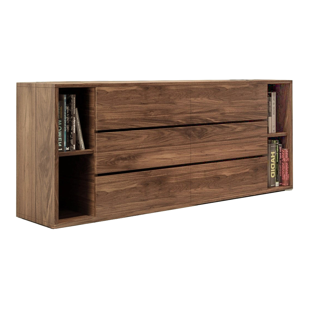 Jagger Modern Walnut Dresser & Mirror Set by VIG Furniture - View 6