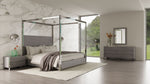 Arlene Modern Grey Elm & Stainless Steel Bedroom Set by VIG Furniture - View 1