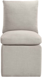 Nelori - Linen Textured Performance Fabric Upholstered Dining Chair (Set of 2)