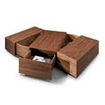 Leslie Modern Walnut Coffee Table by VIG Furniture - View 3