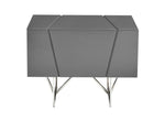 Chrysler Modern Grey Nightstand by VIG Furniture - View 1