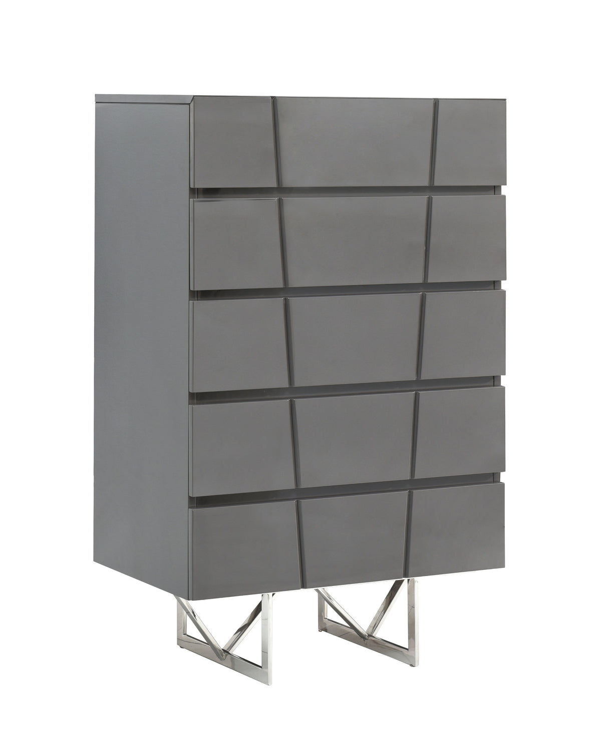 Chrysler Modern Grey Chest by VIG Furniture - View 2