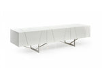 Chrysler Modern White TV Stand by VIG Furniture - View 3
