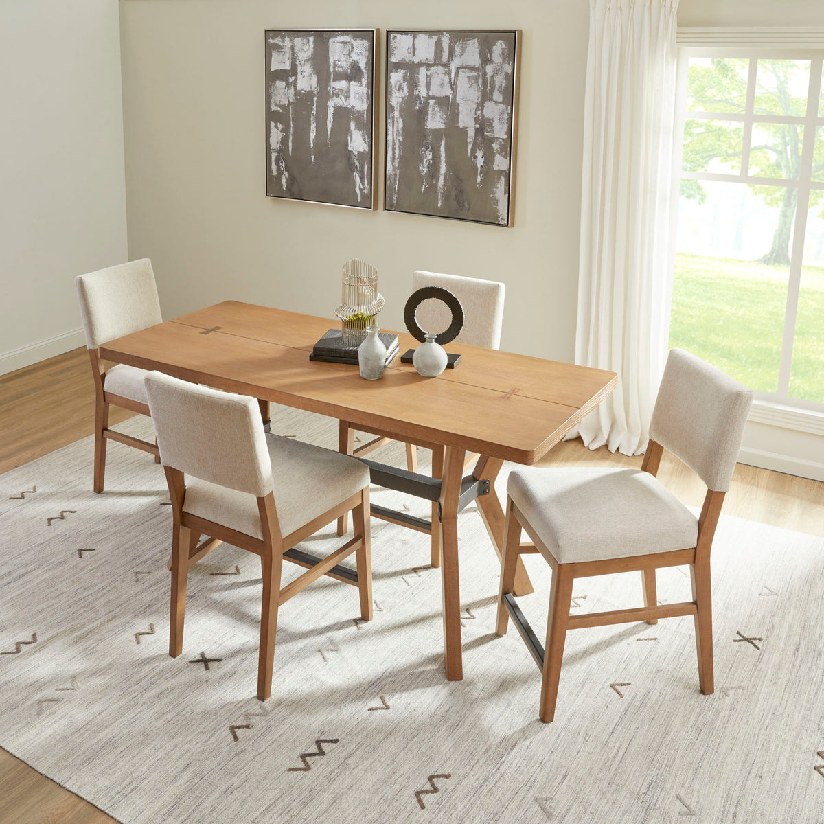 Millwork - Friendship Table - Light Brown