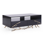 Legend Modern Black & Gold Coffee Table by VIG Furniture - View 2