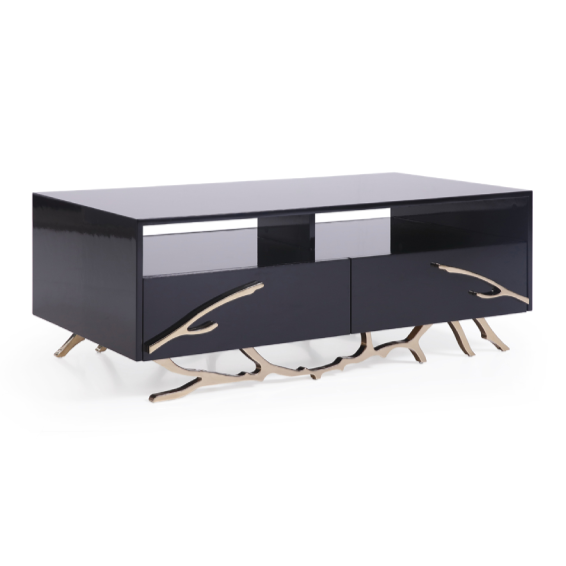 Legend Modern Black & Gold Coffee Table by VIG Furniture - View 2