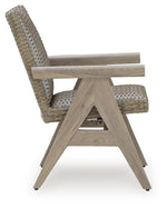 Cliff Trails - Rocking Arm Chair (Set of 2) - Beige