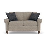 Moxy - Fabric Loveseat With Rolled Arms