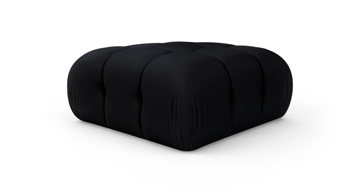 Orin - Velvet Performance Fabric Upholstered Modular Ottoman