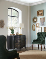 Charleston - Host Chair (Set of 2) - Green / Dark Brown
