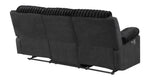 Glory Furniture - Plush - Reclining Sofa With Table And LED Belt