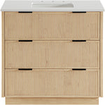 Willard - Engineered Stone And Solid Wood Bathroom Vanity