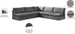 Jacob - Modular Corner Armless Sectional 5 Piece