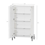 Abbey - Bookcase Cabinet - White
