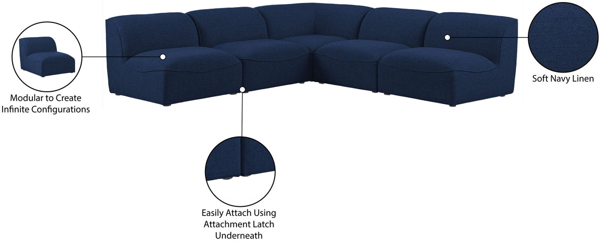 Miramar - 5 Piece Modular Sectional
