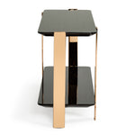 Leroy Modern Ebony & Rosegold Console Table by VIG Furniture - View 6